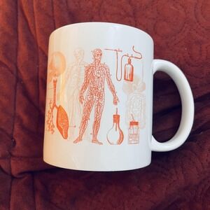 Cognitive Surplus Medical Anatomy Mug 15 Oz White Ceramic Coffee‎ Cup Nurse Art